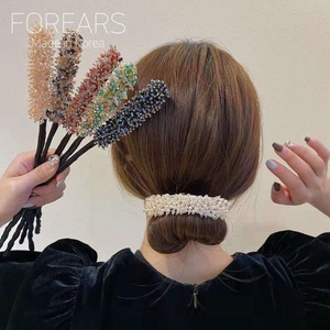 扎丸子头神器蓬松百搭