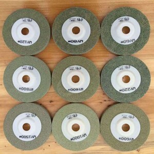 伟艺wy石材抛光片大理石220海绵纤维干抛片金属瓷砖不锈钢打磨120