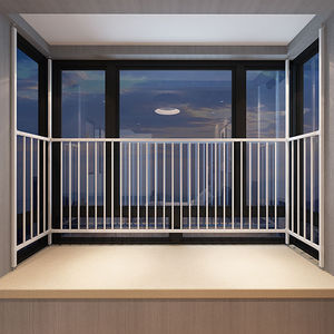 落地窗防护栏室内可拆卸隐形免打孔儿童安全窗阳台飘窗户防盗网的