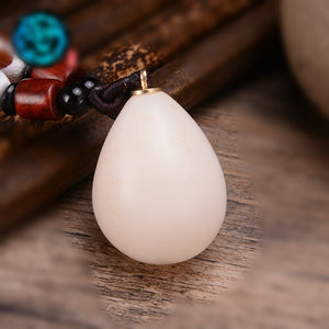 佛心果吊坠释迦菩提子空心菩提佛心果成品手工原果打磨葫芦水滴吊