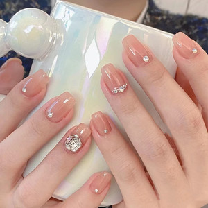 假指甲贴片成品带钻