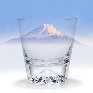 sizhxuan富士山杯玻璃杯茶杯创意 水晶雪山威士忌酒杯北欧ins杯子