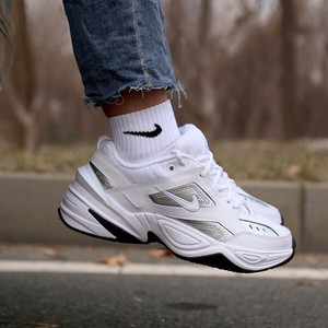 nike耐克m2k女鞋老爹鞋tekno白银香蕉黄复古男鞋休闲运动跑步鞋