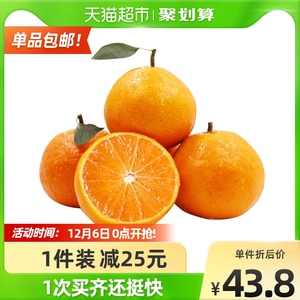 四川爱媛38号果冻橙8斤75-85mm新鲜水果橙子青见柑橘