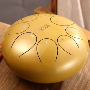 鲁儒hluru空灵鼓12寸8音乐器圆舌色空鼓手碟钢舌鼓初学者打击乐器