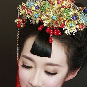 舞台演出九儿刘海假发刘海影楼拍摄古代古装假发时尚新娘假发头帘