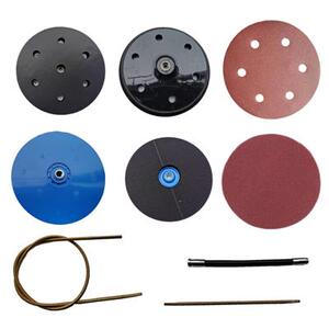 墙面打磨机砂纸机配件砂盘长杆自吸尘磨墙机软轴碳刷磨盘传动轴