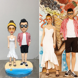 创意泥节蜡像手办照片手工diy软陶e人偶真人公仔生日礼人人情物.