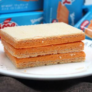 纳宝帝丽芝士新品休时加厚芝士休时奶酪味威化饼干独立包装新日期