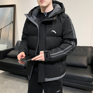 0034人付款淘宝安踏棉袄冬训大衣男女长款羽绒棉衣情侣运动棉服外套