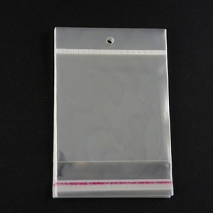 opp袋子发饰发夹塑料袋包装材料 透明耐用高清 100个/捆
