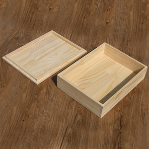 定制木盒收纳整理带盖木箱长方形方盒木制木箱储物箱实木小木箱子
