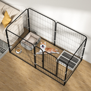 狗狗围栏大型中型小型犬泰迪柯基金毛室内隔离防护栏栅栏宠物狗笼