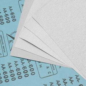 砂纸磨抛光磨砂纸细干沙纸白具色120-600目打木工漆1面家墙面木器