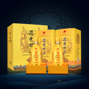 道光廿五珍藏道光二十五酒珍藏39度黄袍陈香型白酒