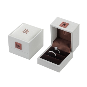 治柔冰百货店淘宝迪奥萃对戒盒子仪式用dr真钻戒镀银婚礼结婚花型