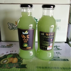 伏牛一品淘宝果然风情野生猕猴桃果汁348ml浓浆果味奇异果饮料西峡