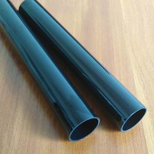 厂家直销PVC管材配件耐压绝缘套管塑料空心管PVC黑色塑胶硬管无味