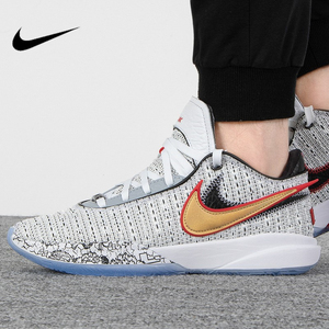 nike耐克男鞋lebron 20詹姆斯实战缓震训练运动篮球鞋dj5422-100