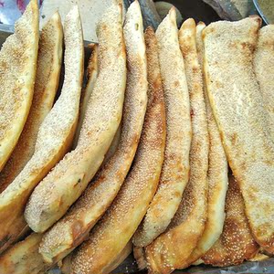 湖北天门特产锅盔锅奎戈奎锅魁原味豆豉味两种口味各3个