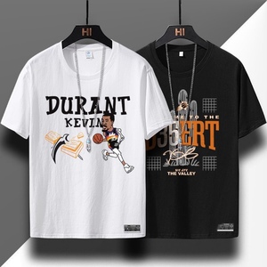 太阳队凯文杜兰特短袖35号布克t恤1号死神同款联名篮球