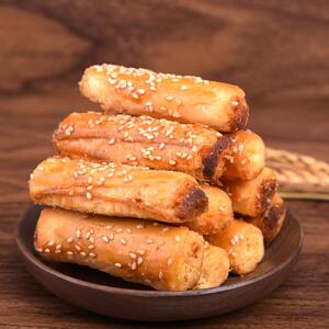 肉松条安徽合肥特产詹记宫廷桃酥王肉松酥条散装传统糕点零食