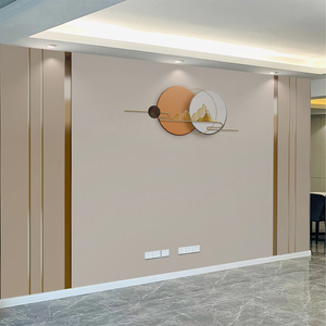 背景墙壁纸客厅沙发新款现代轻奢无缝立体线条墙布壁画装饰50人付款