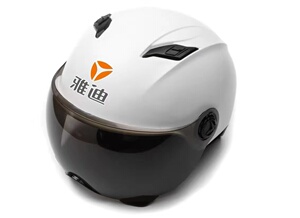 雅迪电动车头盔防晒防紫外线镜片双层烤漆防刮男女四季通用遮阳夏