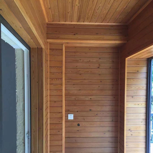 户外阳台防腐木碳化芬兰木桑拿板护墙天花吊顶墙面墙木板裙防腐木