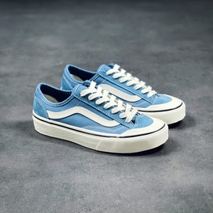 万斯官网旗舰店 style 36 蓝白色低帮休闲帆布鞋男女滑板鞋春夏季