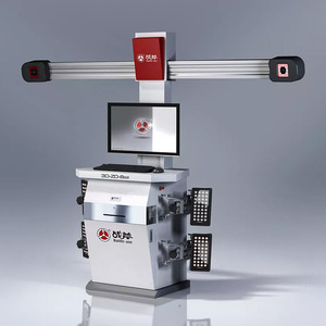 战斧四轮定位仪3d汽车维修设备调车四轮定位轮胎店设备  3d-zd-8s