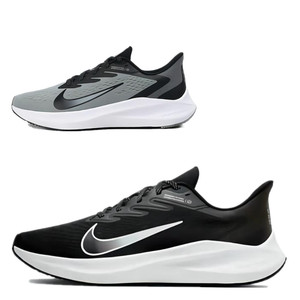 nike耐克男鞋新款zoom winflo 7登月气垫减震黑武士跑步鞋cj0291