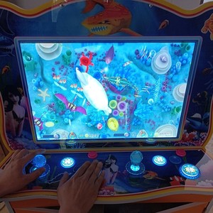 两人打鱼游戏机2人家用视捕鱼游戏机小型双人投币扫码上/分鱼机