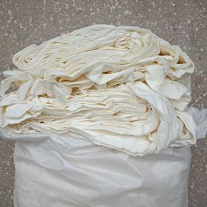 擦机布全棉工业抹布吸油碎布条净白白布条工业布清洁擦白色布散装