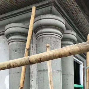 罗马柱柱脚圆形