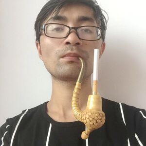 贵州手工竹子烟斗竹子烟杆竹烟斗竹烟杆老式烟斗