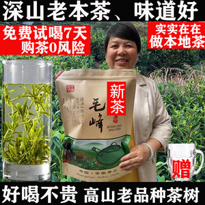 正宗黄山毛峰2024年新茶雨前茶浓香耐泡明前嫩芽高山老品种绿茶叶
