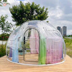 000人付款淘宝户外充气透明帐篷野营泡泡屋 充气房子酒店野外住宿气泡