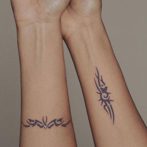 果汁纹身贴ins风炫酷图案手臂胸口半永久防水持久不反光逼真刺青