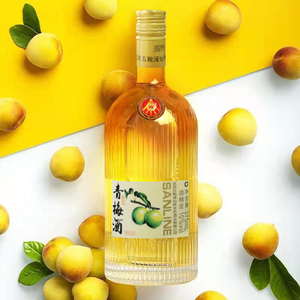 五粮液青梅酒美伦达果酒 375ml瓶装微醺高颜值女士酒10度尝鲜裸瓶