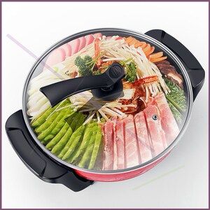 苏60泊60尔鸯电火锅涮羊肉多功能家用一体烧烤锅炉电煮锅学生电热