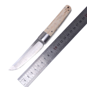 北山物志 侍2 户外小直刀m390钢高硬度zdp-189铁木柄日式小刀把玩