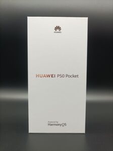 华为p50pocket包装盒手机盒子出厂包机膜普通透明壳充电器适用于