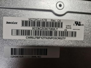 m270kcj-k7b k7e原装a规奇美27寸2k165hz液晶显示屏模组