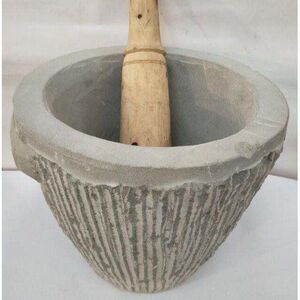 打糍粑工具天然整石制作口径石臼窝石窝捣碎研磨器捣年糕辣椒糍粑