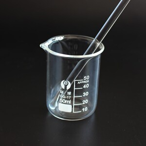 工具搅拌棒玻璃唇膏手工烧杯玻璃口红的杯子diy做加厚耐高温容器