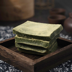 粮觅艾草麻糍块宁波特产青麻糍 传统手工糍粑青团清明果 糯米糕点