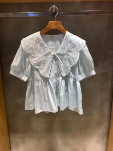 麦寻2022夏季短袖小衫oxss2008爆款潮流女装