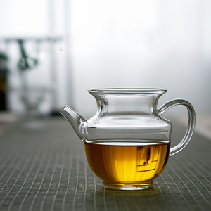 全度玻璃公道杯壶型高档加厚耐热过滤公杯分茶器匀杯茶海功夫茶具