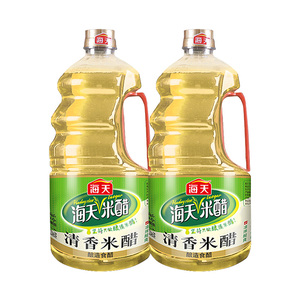 海天清香米醋1.28l*2桶 酿造食醋炒菜调料调味料白醋食用家用饺子